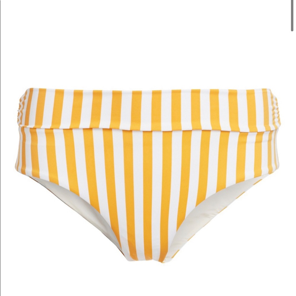 Onia Cabana Stripe 827 Citrus Sorrent Bikini (used) - Picture 7 of 12
